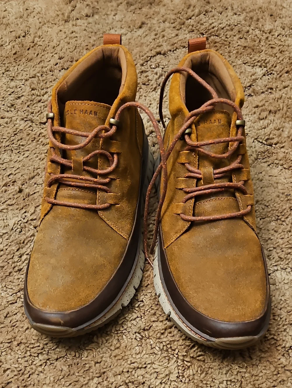Cole Haan Men’s Brown Suede Chukka Boots